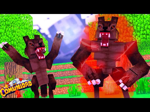 ⚡ HOMBRE LOBO ME DA TODOS SUS PODERES 🐺 | LA COMUNIDAD 2 ROLEPLAY MINECRAFT SERIE MODS 1.12.2