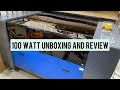 100 Watt OMtech Laser Unboxing and Review