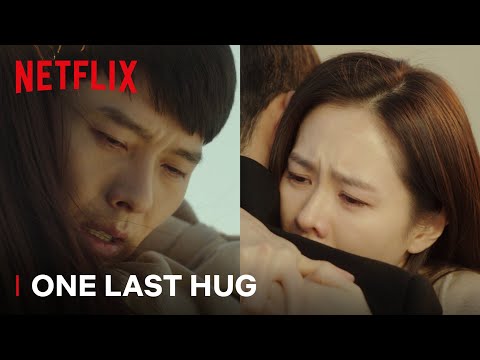 When Your Crosses The Line Hyun Bin x Son Ye-Jin's Hug Makes Me | Crash Landing On You | Netflix