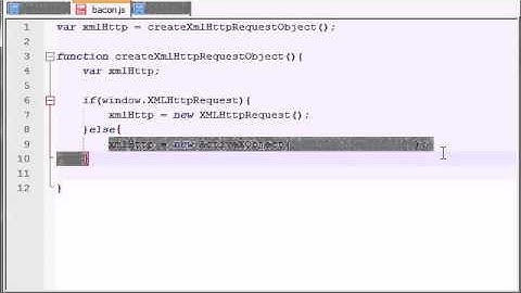 AJAX Tutorial - 22 - Creating XMLHttpRequest Objects Correctly