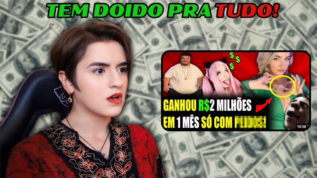 REACT- Fala de tudo🔴Como ficar Rico sendo Ridículo. Quanto ganham os Influencers MAIS RICOS do MUNDO