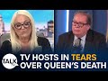 TV hosts cry on hearing news of Queen&#39;s death
