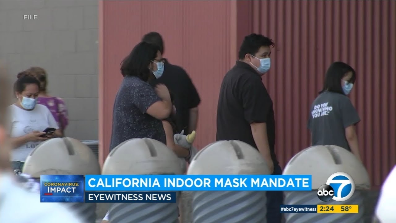 California reinstates statewide mask mandate