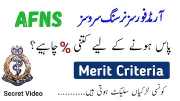 AFNS PASSING CRITERIA || AFNS MERIT CRITERIA || AFNS TEST SYLLABUS
