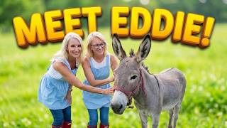 Can You Say Hee-Haw? Little Lambs Meet Eddie the Donkey! 🫏🔊