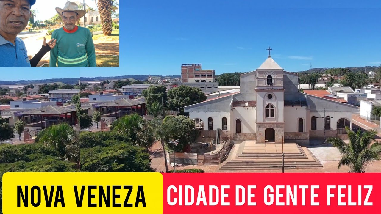 FAZENDO  UM TUR  PELA  CIDADE  DE NOVA VENEZA  GOIÁS 