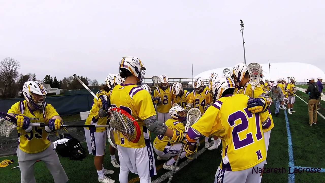 Nazareth Lacrosse Celebrations (Most energetic sideline in college