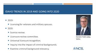 Webinar | 2019 Trends in Occupational Licensing