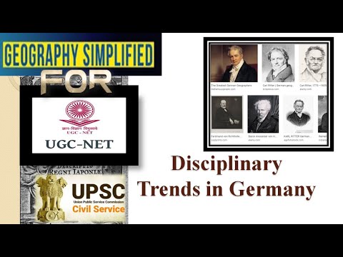 Evolution of Geographical Thinking and Disciplinary Trends in Germany