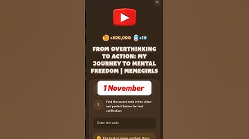 FROM OVERTHINKING TO ACTION: MY JOURNEY TO MENTAL FREEDOM | MEMEGIRLS #memefi #code