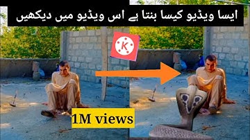 How to Make Green Screen Video with  kineMaster Snake Attack To Boy How to Create a Green Screen Eff