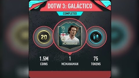*95 MCMANAMAN* DOTW 3: GALACTICO - WEEKLY OBJECTIVES | PACYBITS 20