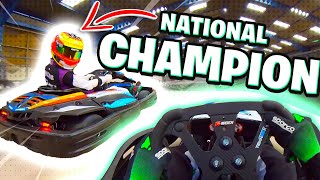 Can I Beat a National Karting CHAMPION? At TeamSport Liverpool