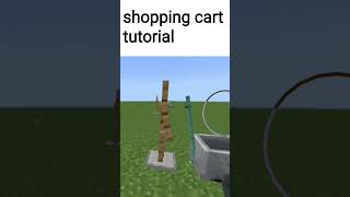 shopping cart tutorial in Minecraft