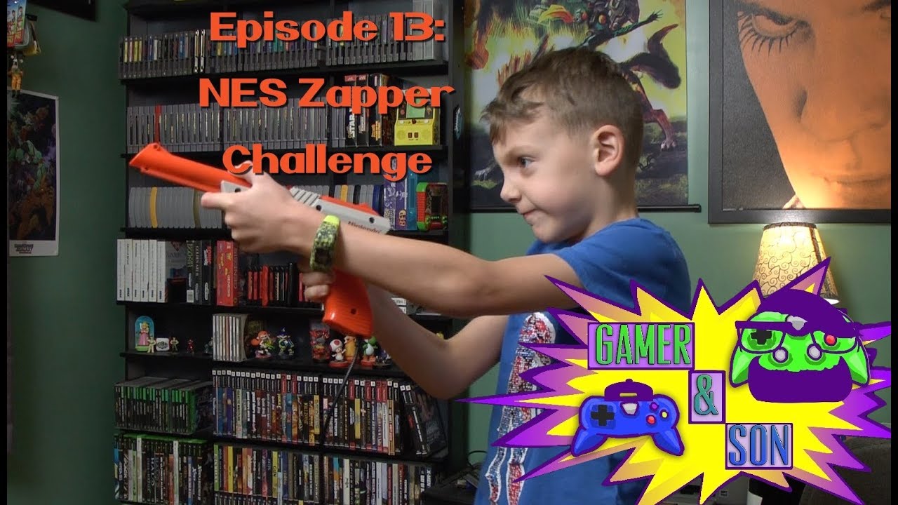 NES Zapper Challenge: Gamer & Son