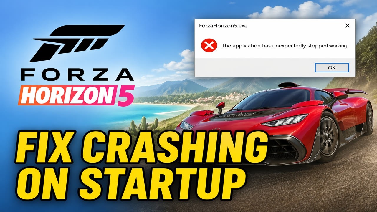 How To Fix Forza Horizon 5 Crashing On Startup - YouTube