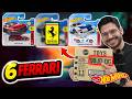فتح صندوق Hot Wheels 2026 D 6 سيارات فيراري ونماذج نادرة
