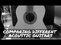 Demo of 3 Acoustic Guitars, Recommendations, Guitar Kits