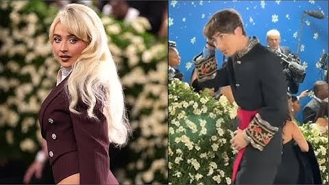 Sabrina Carpenter has awkward run in with ex Barry Keoghan at Met Gala 2025