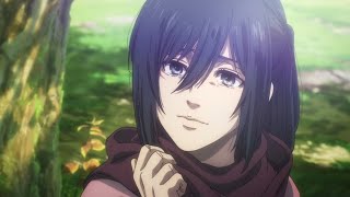 Mikasa at Eren’s grave