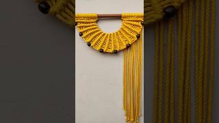 Macrame Wall Hanging #wallhanging #walldecor #macramewallhanging #diymacrame #macrame #beginners