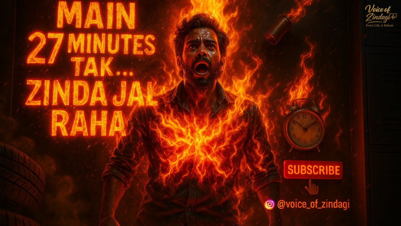 Main 27 Minutes Tak Zinda Jal Raha Tha | Ek Real Fiction Jo Apka Dil Hila Degi 🔥