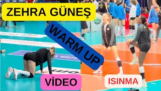 Zehra Güneş And Egonu Warm Up Vakıfbank Isınma Videosu 2023 Cev Champion Vakıfbank 