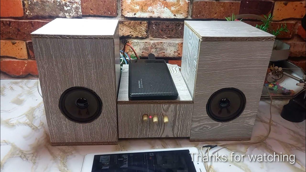 how to make powerful amplifier with cardboard at home step by step