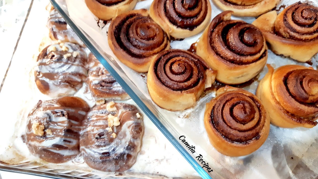 أخيرا👌أفخم وصفة سينامون رول(سينابون) ممكن تعملوها مع أسرار الوصفة  Cinnamon Rolls