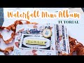 Waterfall Mini Album 🧡 TUTORIAL🧡 Using 3 sheets of 12x12!