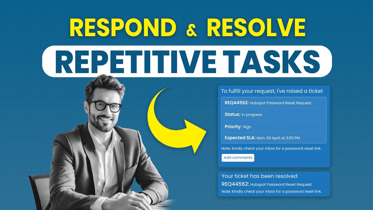 Respond & resolve repetitive queries with Tuva IT - YouTube