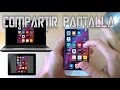 Duplicar pantalla en modo espejo de Android a PC Tablet Mac IOS Windows