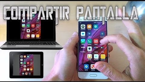 Duplicar pantalla en modo espejo de Android a PC Tablet Mac IOS Windows