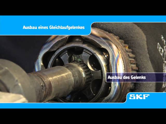 SKF Einbau des neuen Gleichlaufgelenkes VKJA 5342 Renault Laguna I 1.8 