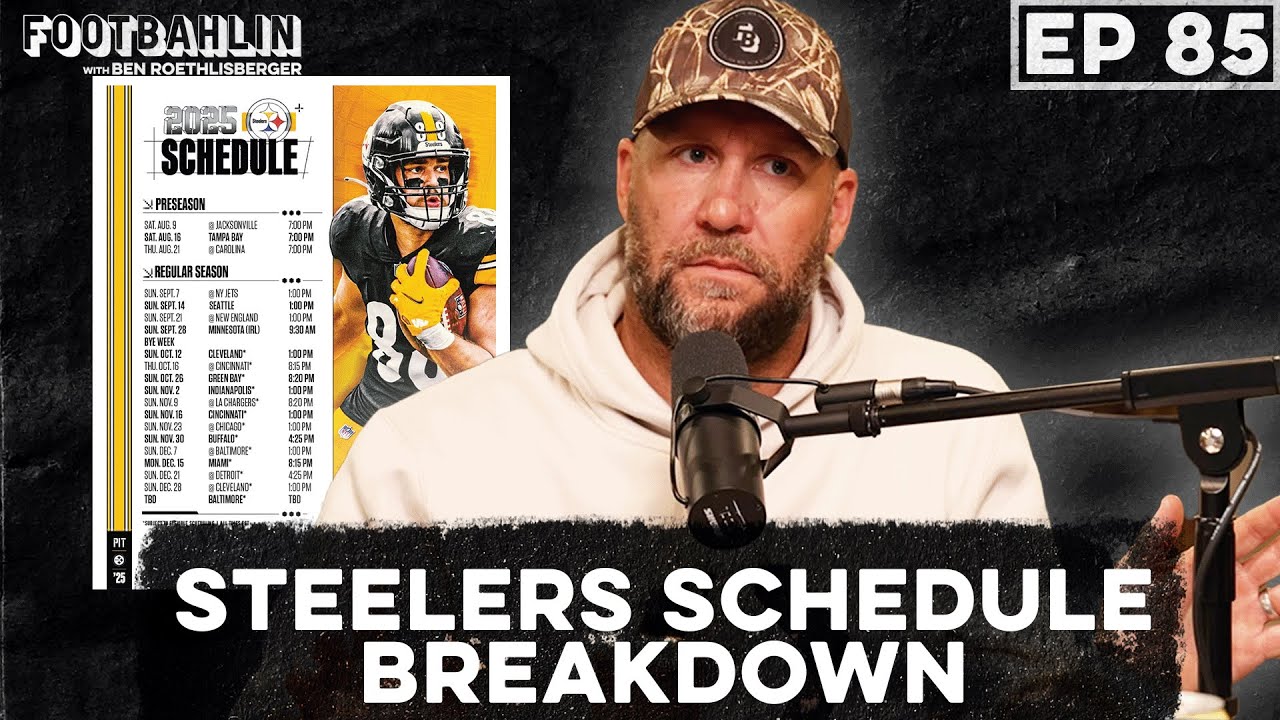 Биг-Бен рассказывает о расписании игр «Стилерз» на 2025 год, видео с релизом команды «Рэнкс» и мн...