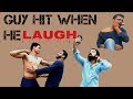 2017 fight when boy laugh he hit people funny action..