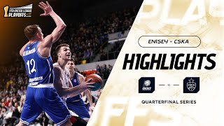 Enisey vs CSKA Highlighs Quarterfinals Game 3 | Season 2023-24