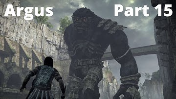 Shadow of the Colossus Walkthrough Gameplay(No Commentary) Part 15 - Argus