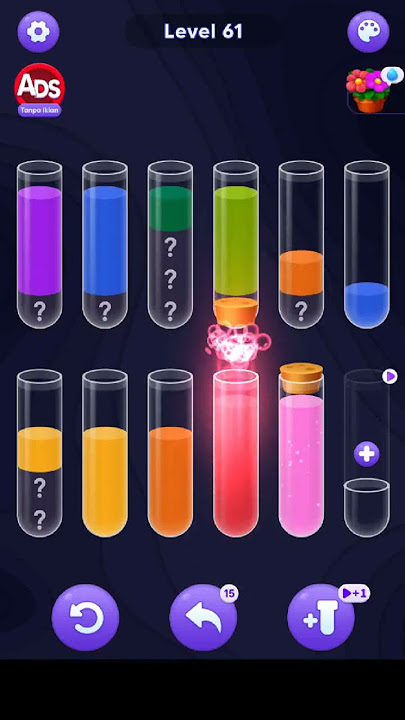 Water Sort Puzzle Level 61 Answer