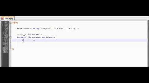 php tutorial in bangla (foreach loop??)