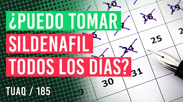 ¿Se puede tomar sildenafilo todos los días?