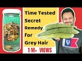 ⭐ Time Tested Oil that Reverse Grey Hair from Roots, Ridge Gourd Oil for Grey hair, Grey beard