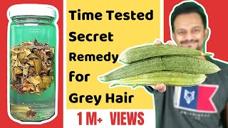 ⭐ Time Tested Oil that Reverse Grey Hair from Roots, Ridge Gourd Oil for  Grey hair, Grey beard - YouTube