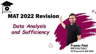 MAT 2022 Revision  Data Analysis and Sufficiency | Tricks and Tips to Solve Fast | MBA Karo