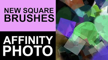 How To Create A Square Brush In Affinity Photo Tutorial | Graphicxtras