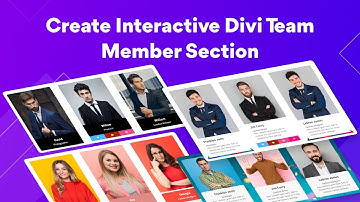 How to Create Interactive Divi Team Member Section | Divi Essential