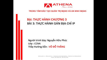 Bài Thực hành chương 3, Gán IP