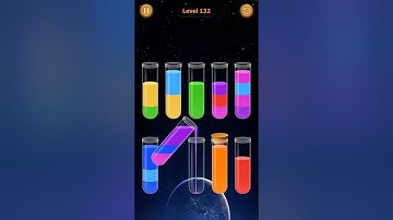 Water Sort Game Level - 132 Without Boosters | Puzzle Games #entertainment #puzzle #games