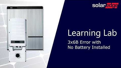 Troubleshooting 3x6B Error
