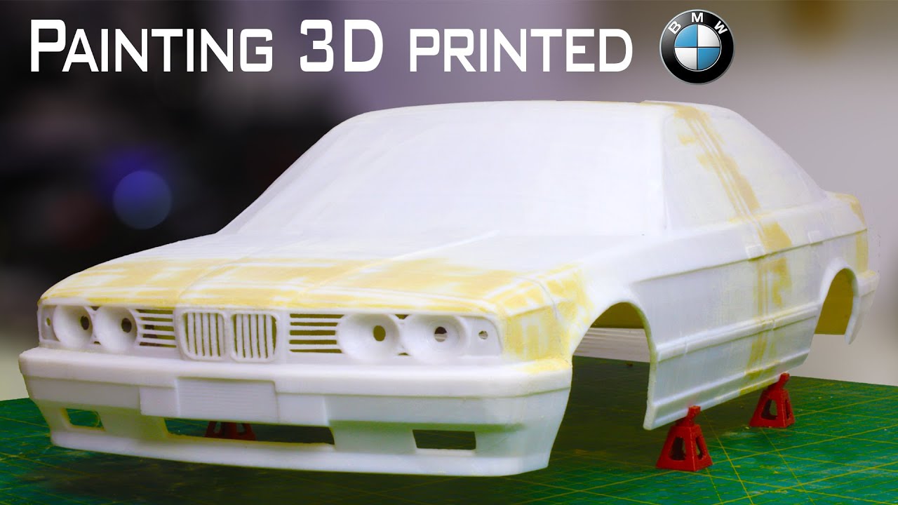 3D printing 10th scale BMW 1990 part1/How to 3d rc car body/Painting rc body/Scale Addiction - YouTube